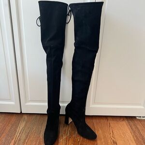 Stuart Weitzman Black Over-the-Knee Boots